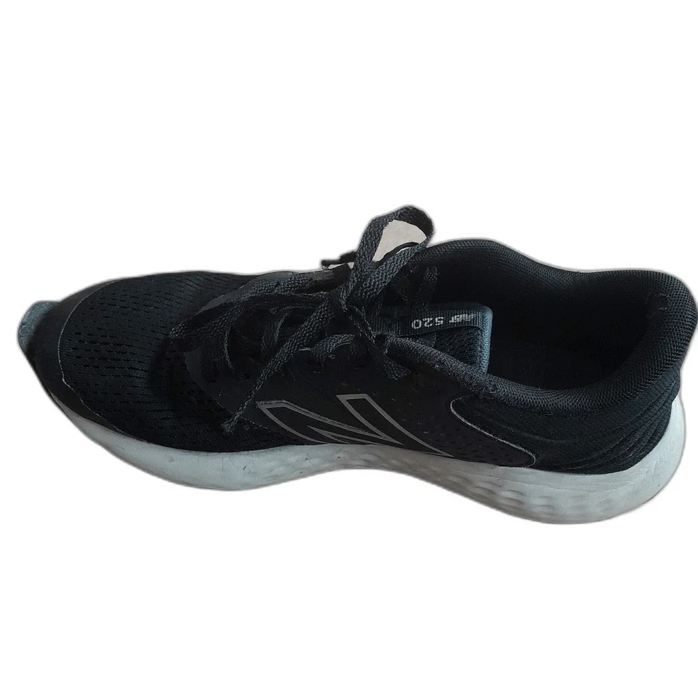 New Balance 520 Men's Running Shoes Size 8 Black Mesh Lace Up Athletic DM520LB7